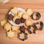 Stainless Steel Cookie Cutters Set 12 Pcs Silver