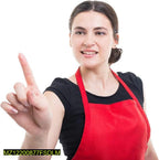 Pack of 6 Red Parachute Aprons for Kitchen Use