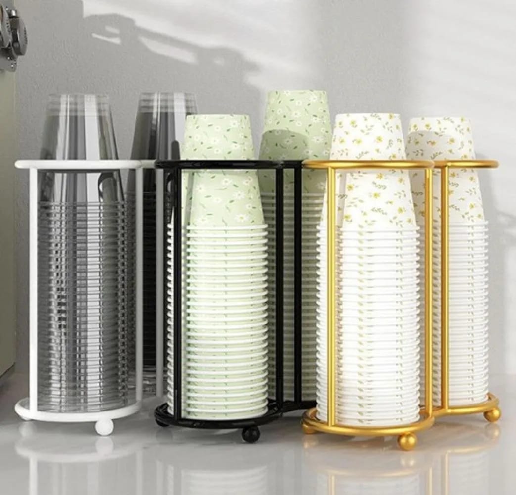 Golden Humanoid Mug Rack for Kitchen &amp; Office