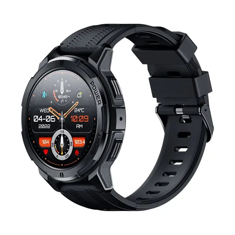 Tactical Rugged Sports Smart Watch – Edition with Blood Oxygen &amp; Weather Display