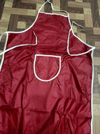 Pack of 6 Red Parachute Aprons for Kitchen Use