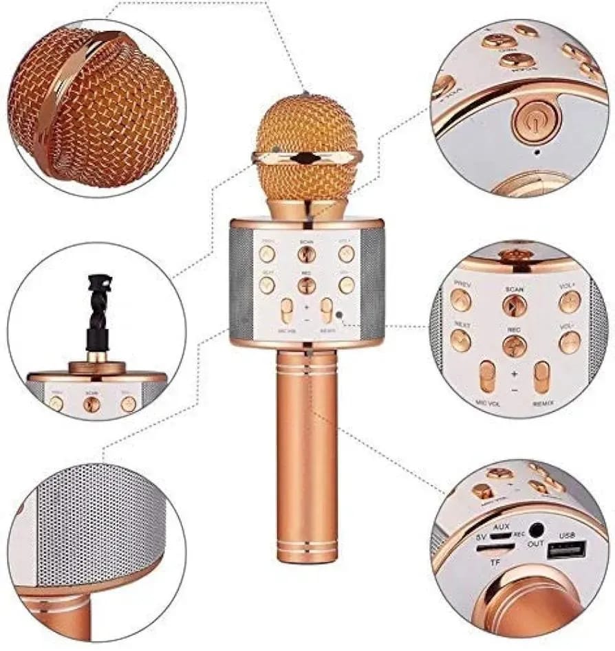 Multicolor Smart Touch Microphone for Karaoke Parties