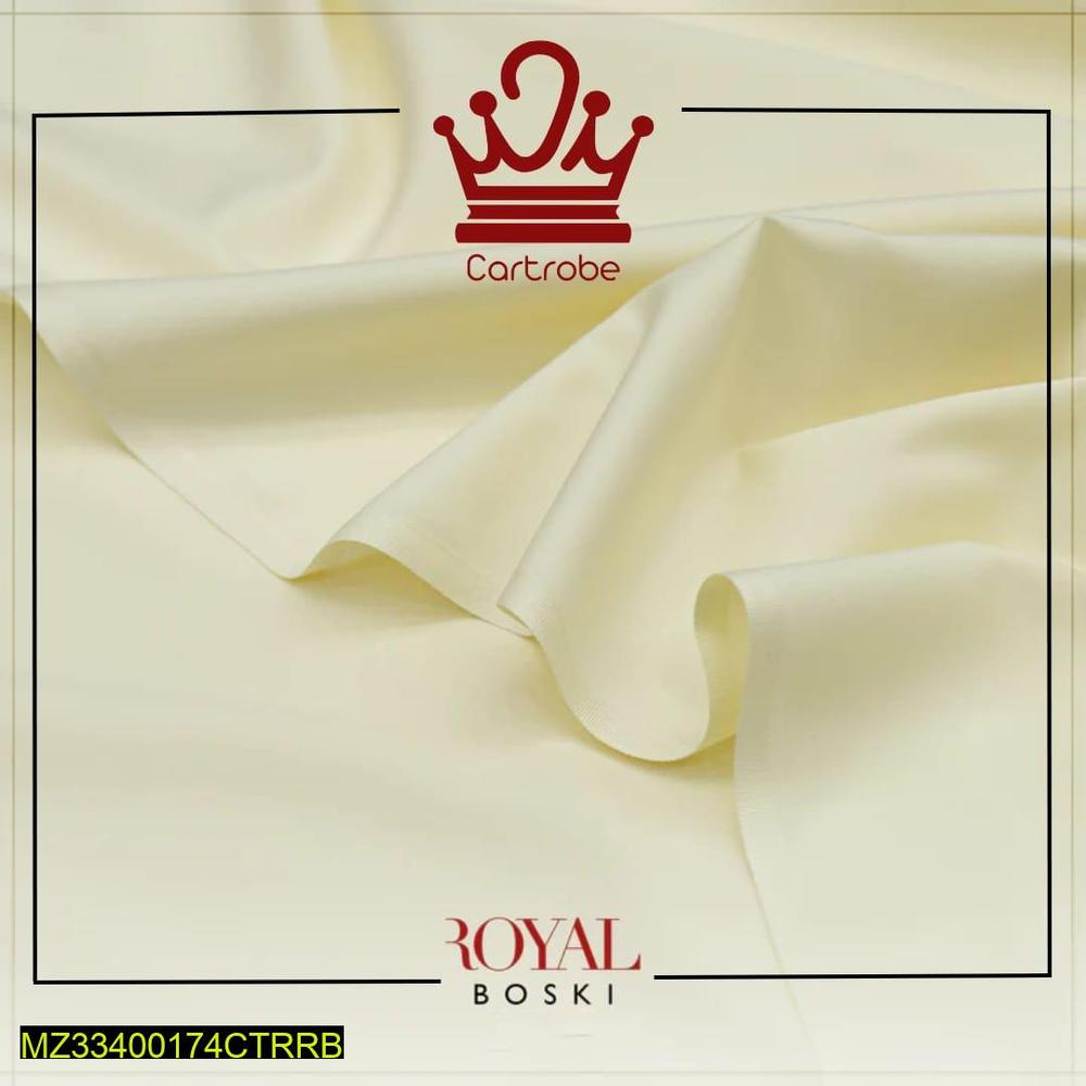 Royal Boski Velvet Winter Suit Fabric Cream