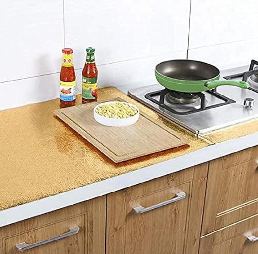 Golden Heat Resistant Kitchen Foil Roll