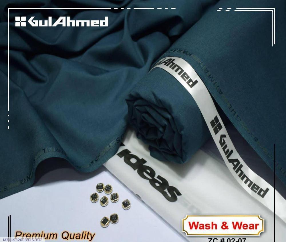 GulAhmed Wash&Wear Blue Suit for Men