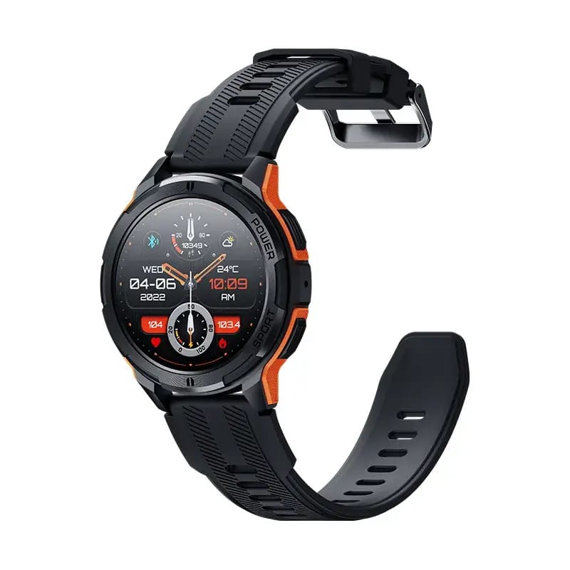Tactical Rugged Sports Smart Watch – Edition with Blood Oxygen &amp; Weather Display