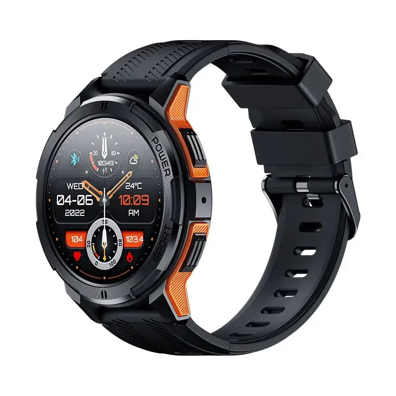 Tactical Rugged Sports Smart Watch – Edition with Blood Oxygen &amp; Weather Display