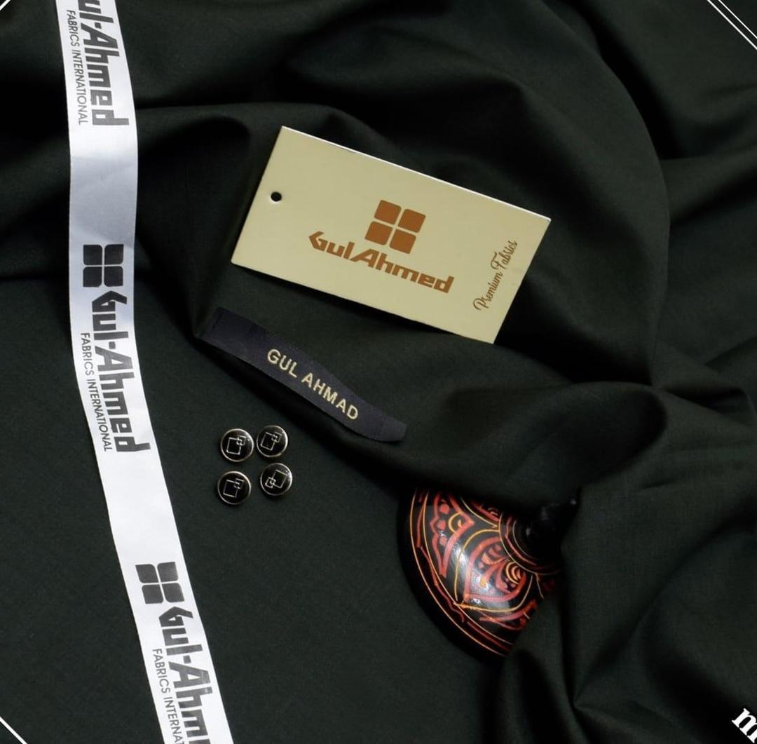 Men's Wash &amp; Wear Plain Suit Unstitched