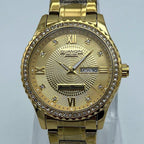 Gold Stainless Steel Watch for Men Daily Office &amp; Formal Wear