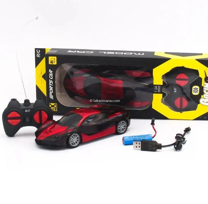 Blue RC Car for Kids with Remote &amp; Battery