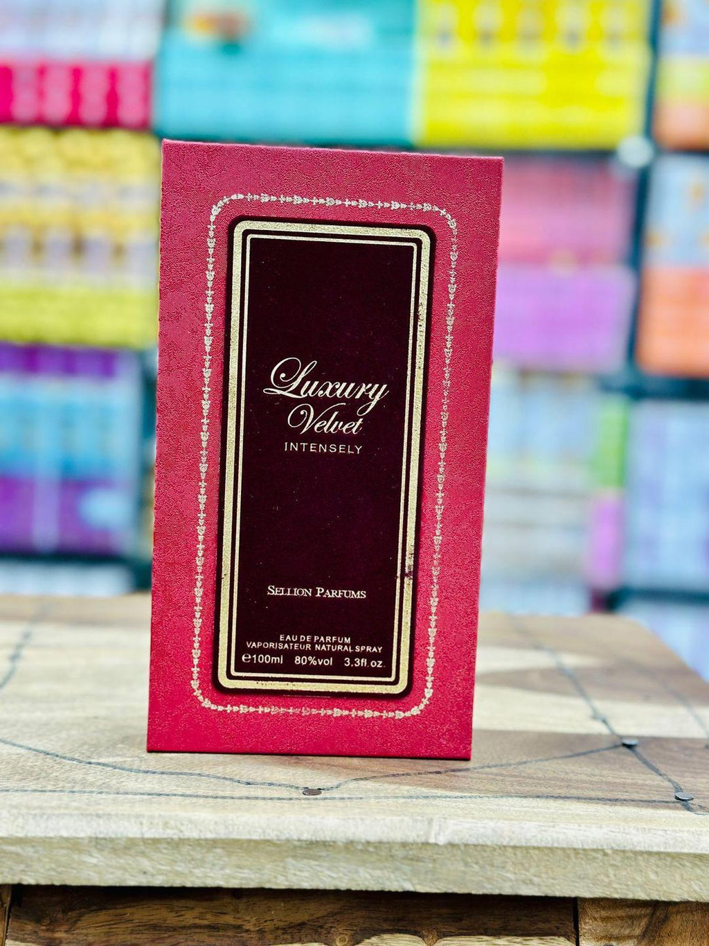 : Luxury Velvet Perfume for Women & Men 100ml Maroon Bottle