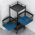 3 Tier Rotatable Fruit Basket Black Iron Storage