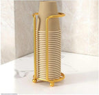 Golden Humanoid Mug Rack for Kitchen &amp; Office