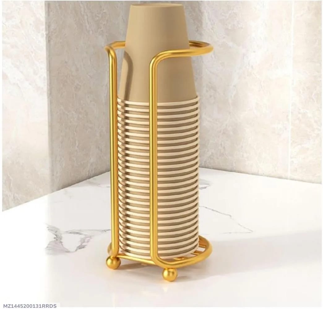 Golden Humanoid Mug Rack for Kitchen &amp; Office