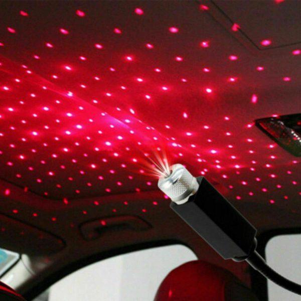 Roof Projection Light Red Star 360° Adjustable