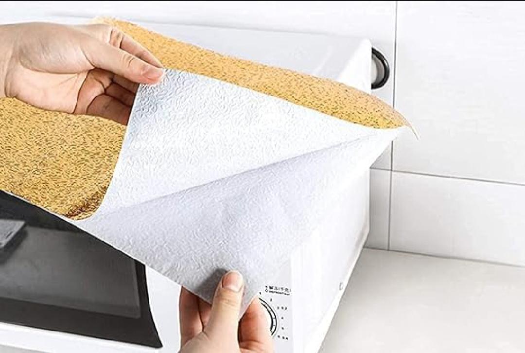 Golden Heat Resistant Kitchen Foil Roll