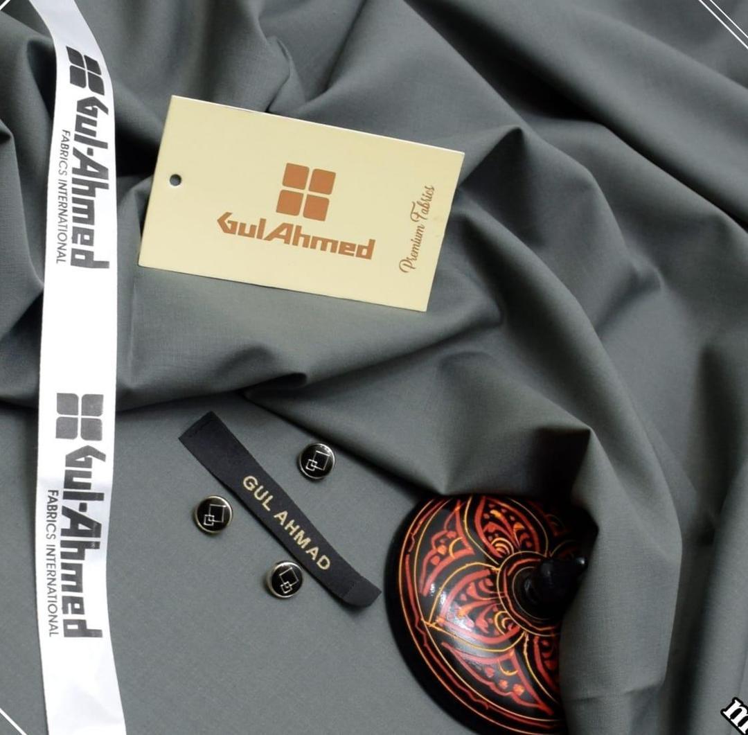 Men's Grey Wash &amp; Wear Suit Plain Pattern