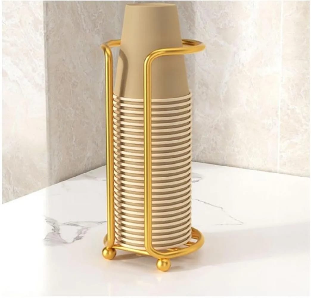 Golden Humanoid Mug Rack for Kitchen &amp; Office