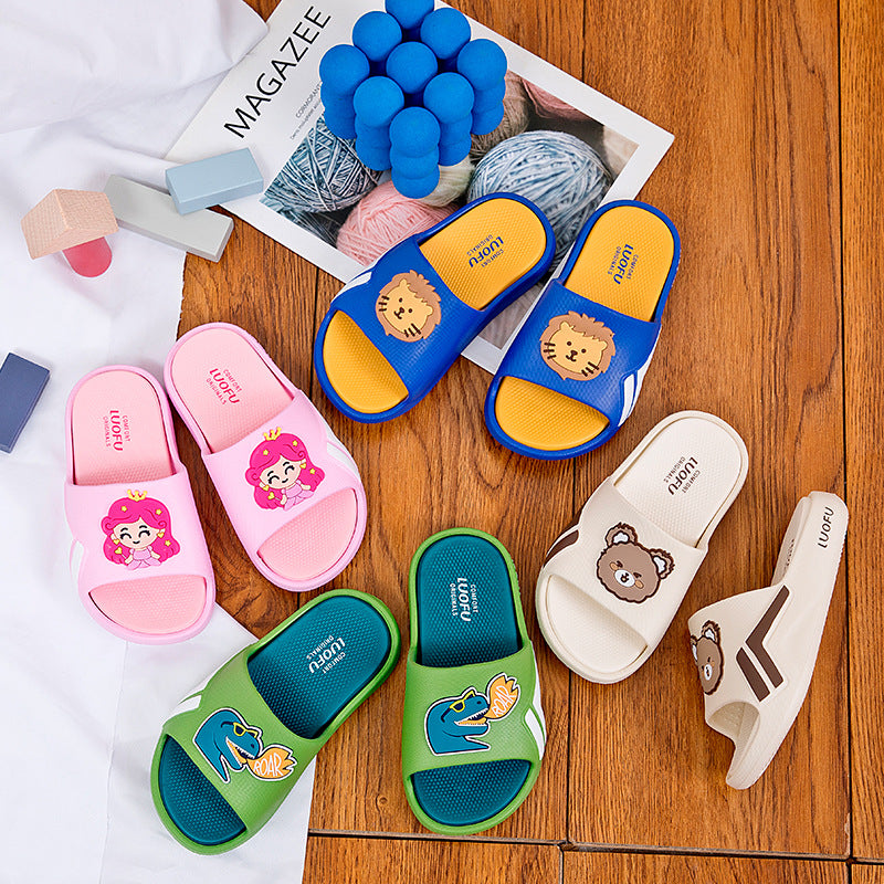 Kids Cartoon Sandals Non-Slip Soft Soles