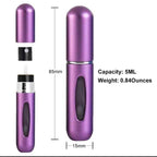 Refillable Mini Perfume Atomizer Bottle 5ml Random Color Pack of 3