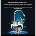 Electric Hot Water Faucet with Digital Display for Kitchen