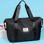 Black Durable Nylon Duffle Bag 18" Travel Commute