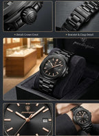 POEDAGAR Luxury Men's Quartz Wristwatch,&nbsp