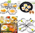 Stainless Steel Egg Mold Rings 4Pcs 10cm