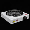Portable Electric Stove White Stainless Steel Pot