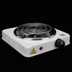 Portable Electric Stove White Stainless Steel Pot