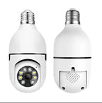 Mini 360 View Security Camera White ABS Night Vision