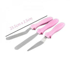 Multicolor Stainless Steel Bread Knife Set 35cm