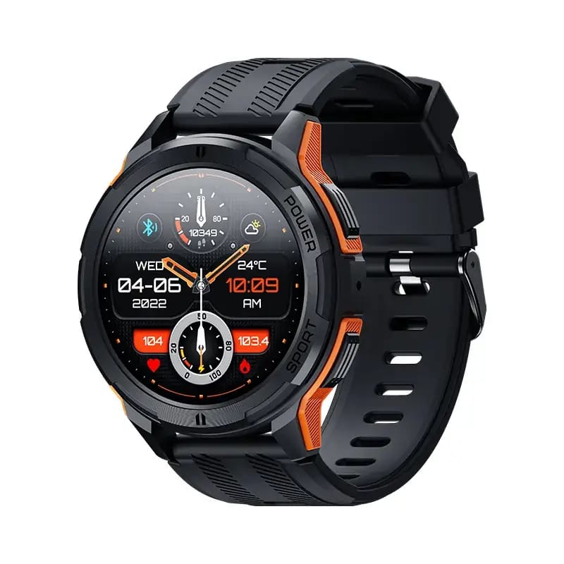 Tactical Rugged Sports Smart Watch – Edition with Blood Oxygen &amp; Weather Display