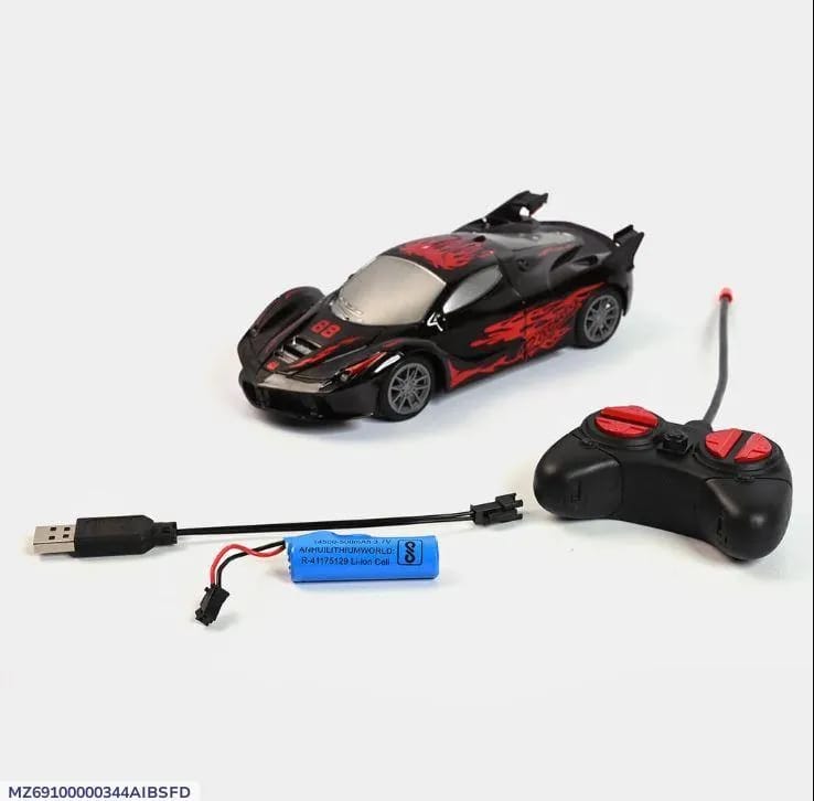 Blue RC Car for Kids with Remote &amp; Battery