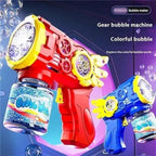 Kids Bubble Gun with LED Light &amp; 100ML Solution