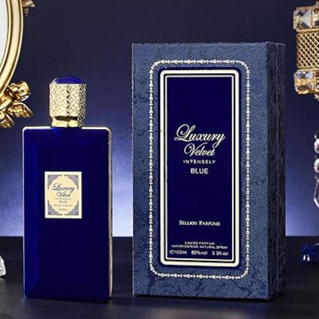Intensely Blue Velvet Perfume for Men Women 24Hr