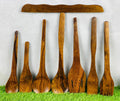 7-Piece Wooden Spoon Set Multicolor Eco-Friendly