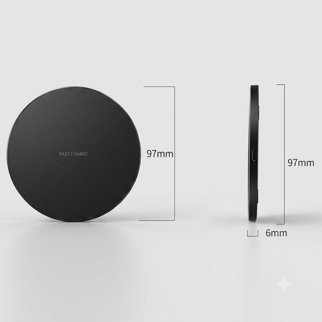 10W Qi Wireless Charger with Breathing Light