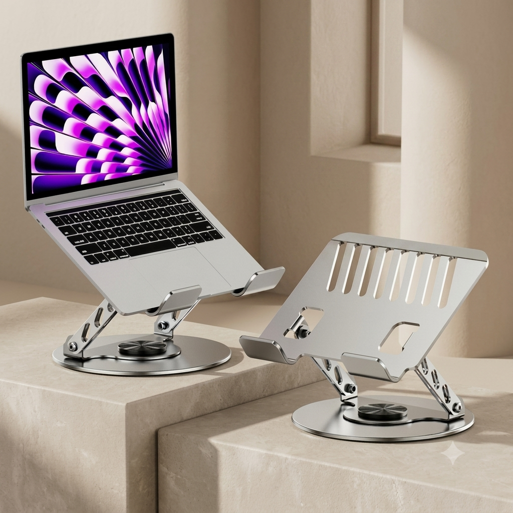 Height Adjustable Tablet Stand for Laptops & iPads
