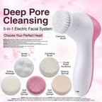 Electric 5-in-1 Face Cleansing & Massage Tool