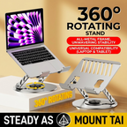 Height Adjustable Tablet Stand for Laptops & iPads