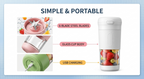 rechargeable small juicier blender household
