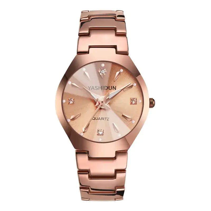 Ashidon Couple Watches Stainless Steel Quartz Band