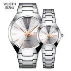 Men Waterproof Black Quartz Watch with Date Display