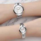Couple Watches Stainless Steel Quartz Men Women