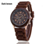 Fluorescent Green Silicone Watch for Girls