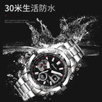 Men's Luxury Mechanical Watch with Large Dial & Waterproof Design