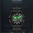 Men's Luxury Mechanical Watch with Large Dial & Waterproof Design