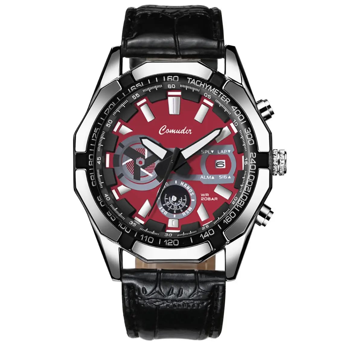 Men's Luxury Mechanical Watch with Large Dial & Waterproof Design