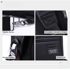 Black Nylon Chest Bag for Students &amp; Professionals